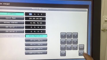 how to set ip address manually konica minolta press C1060/C2060/C2070/C1070