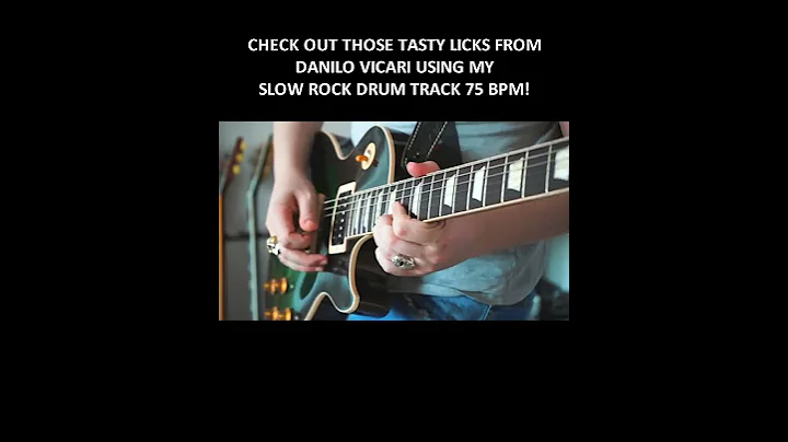 Here's Danilo Vicari rockin' out using my Slow Roc...