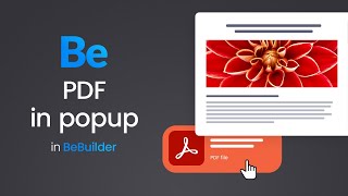 How to open PDF file in popup? - #1 Flexbox Website Builder for WordPress