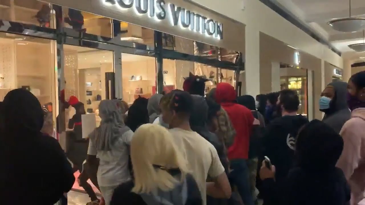 May 31, 2020, Boston, Massachusetts, USA: Looted Louis Vuitton