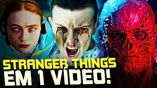 STRANGER THINGS: ENTENDA TODA a HISTÓRIA em 1 VÍDEO + TODOS os LIVROS e QUADRINHOS!