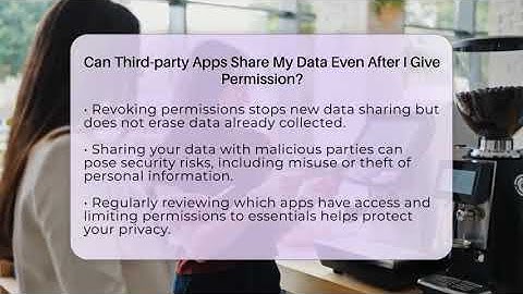 Can Third-party Apps Share My Data Even After I Give Permission? - Everyday-Networking