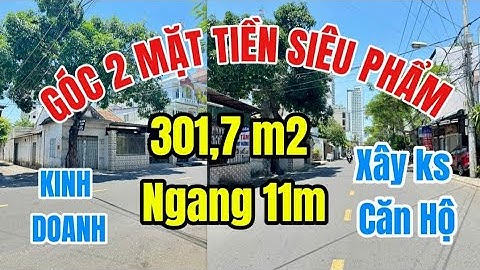 Chú định Cư ở Mỹ cần bán lô góc 2 mặt tiền đường Dương Hiến Quyền cách biển Nha Trang 150m