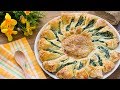 Girasole di Pasta Sfoglia con Ricotta e Spinaci  - Easy Puff Pastry Recipe Ideas - 55Winston55