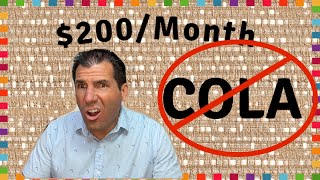 Just In - $200 Increase Replacing the COLA for Social Security, SSDI & SSI