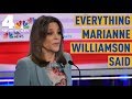 Everything Marianne Williamson Said During the Democratic Debate | NBC New York