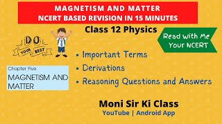 MAGNETISM AND MATTER NCERT ONE SHOT | AHSEC CLASS 12 PHYSICS 2022 screenshot 4