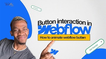 Button Interaction in Webflow (ANIMATING WEBFLOW BUTTON) | David Anierobi
