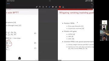 Training and Dynamics of Recurrent Neural Networks