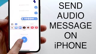 How To Send Audio Messages On iPhone! (2023)