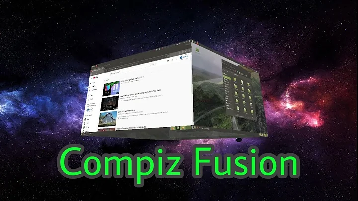 My Linux Desktop Running UBUNTU MATE 20.04 with Compiz Fusion