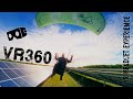 Paramotoring cruising low over Solar Farm VR Experience