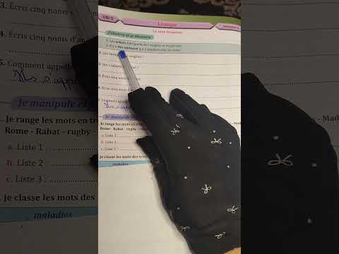 6ème année primaire parcours page 152,153 le mot étiquette lexique