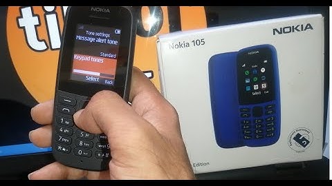 how to turn on keypad sound in nokia 105 ta 1304 ss