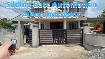Sliding Gate Automation installed at Perumbavoor, Kochi | Automatic Sliding Gate | 📞 9562204964