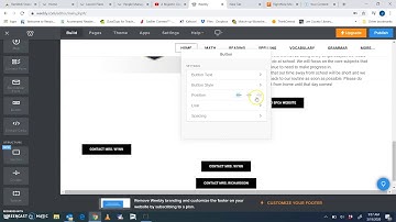 Adding Buttons to a Weebly