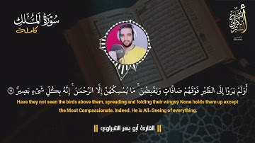 تلاوة مختارة ل #سورة الملك بصوت القارئ أبو بكر الشبراوي 🕋🎧