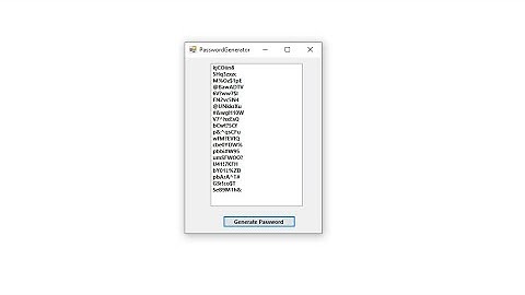 How to generate non duplicate Random Password and list in Listbox - VB.net