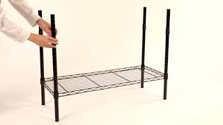 Amazon com  Amazon Basics 4 Shelf Adjustable, Heavy Duty Storage Shelving Unit 350 lbs loading capac