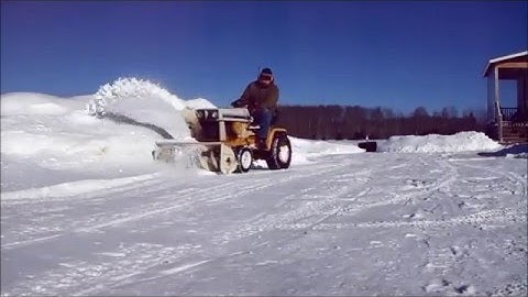 Farmitecture Presents Cub Cadet 149 Snow Thrower Fun!