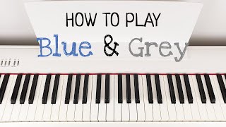 BTS (방탄소년단) - Blue & Grey | Piano Tutorial by Lolav |