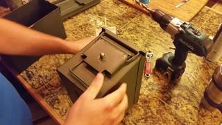 Locking ammo can, an affordable and strong option.