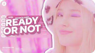 MOMOLAND - Ready or Not Line Distribution (Color Coded)