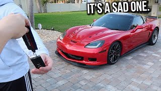 SAYING GOODBYE TO MY CORVETTE! I DON&#39;T WANT TO GET RID OF IT...
