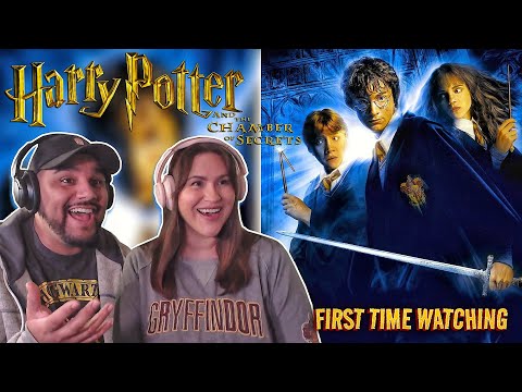 Our FIRST TIME WATCHING "Harry Potter And The Chamber of Secrets" MOVIE REACTION!!!