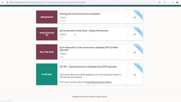 FREE Online Learning and Certifications for Oracle