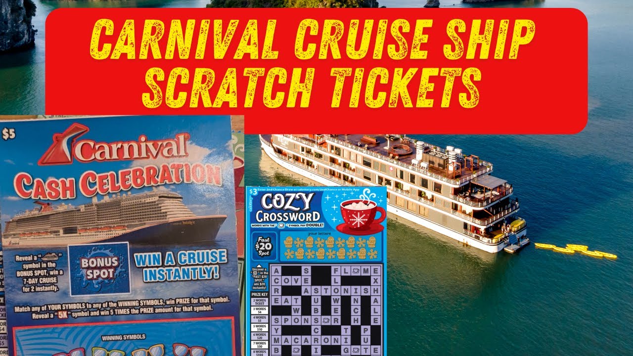 🛳️Празднование получения денежного приза на круизном лайнере Carnival Cruise, лотерейные билеты C...