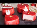 簡単いちごムースの作り方 Strawberry Mousse Cake HOPPE
