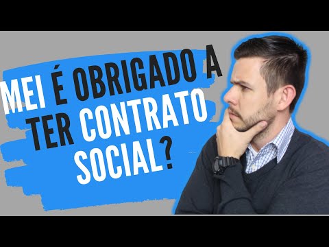 Mei é obrigado a ter Contrato Social?