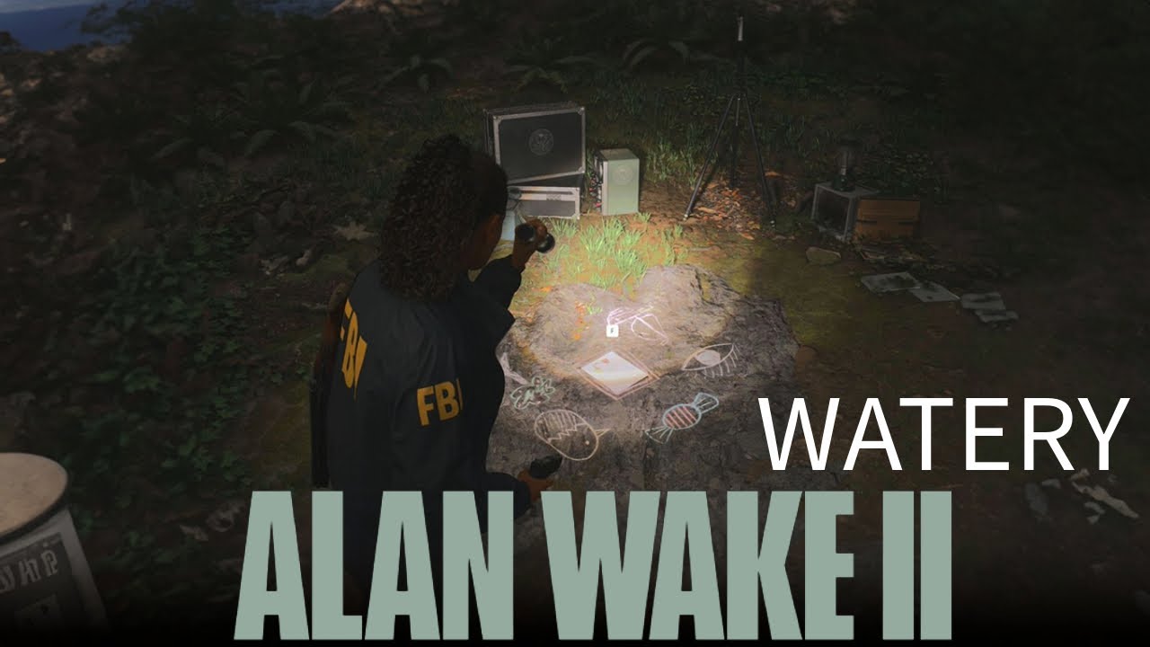 ALAN WAKE 2 Todos las CANCIONES INFANTILES en WATERY puzzle ALAN WAKE 2 Todos las CANCIONES INFANTILES en WATERY puzzle