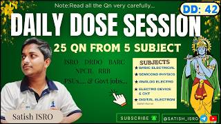 🔥 Daily Dose Session | Electronics Practice ⚡📚