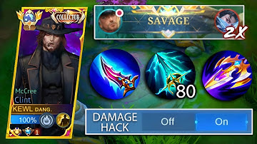 WTF 2X SAVAGE‼️ TRY THIS NEW CLINT 1 HIT BUILD 2025!! ( insane damage💀 ) - Mobile Legends