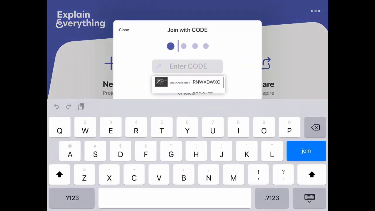 Using a Join Code to Collaborate in Explain Everything - YouTube