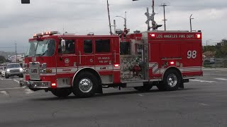 LAFD Engine 98 Responding