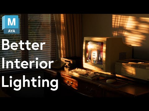 How To Improve Your Interior 3D Renders (Maya Tutorial)
