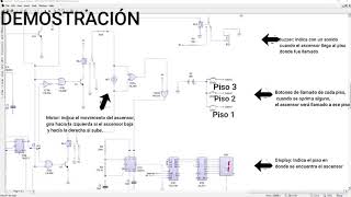 Circuito digital para el manejo de ascensor de 3 pisos