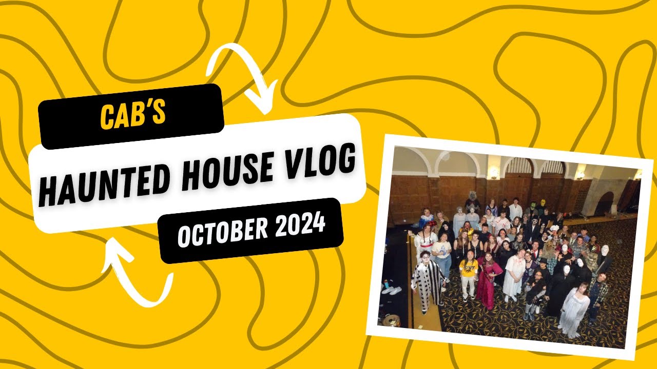 Campus Activities Board Haunted House 2024 Vlog