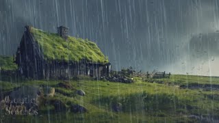 ASMR Rain Sounds and soft thunder - Relaxing Sounds For Sleep And Study | perfect relaxation. 1 HOUR screenshot 2