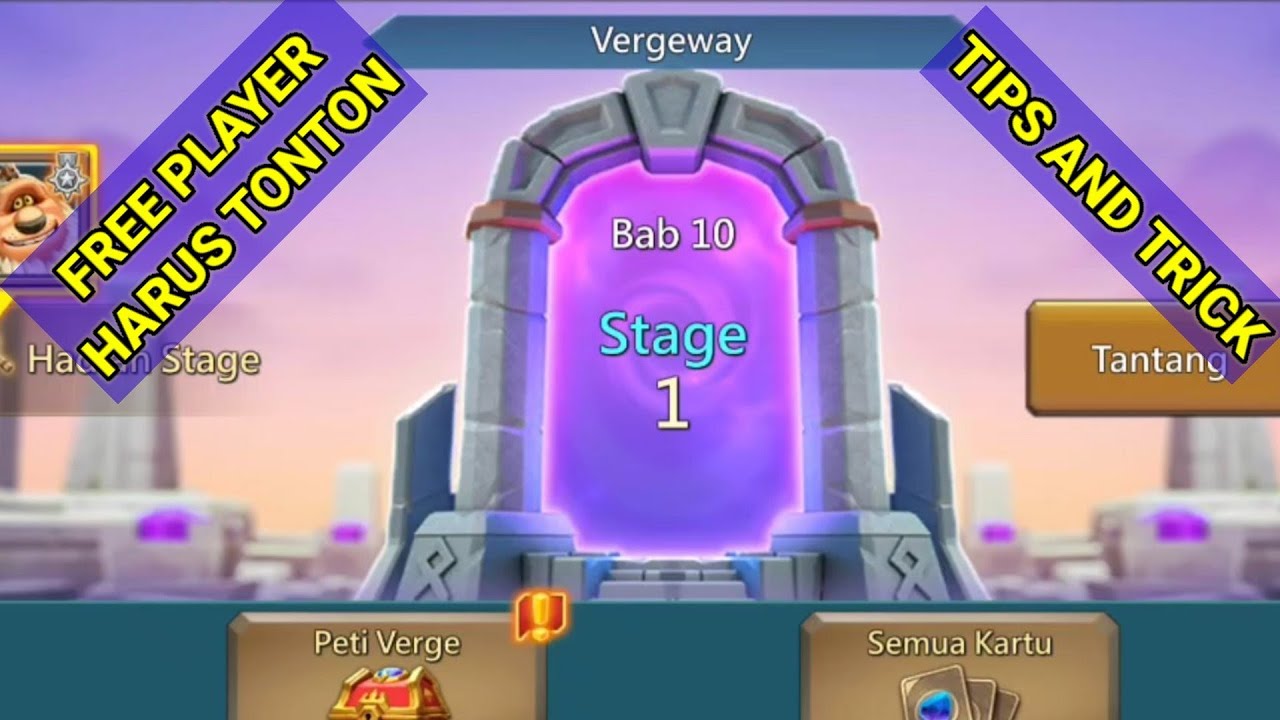 Lords Mobile Vergeway Chapter 10 Stage 1 - YouTube
