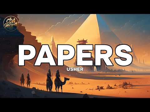 Usher - Papers (Lyrics)