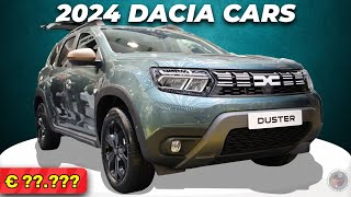 All NEW 2024 Dacia Logan, Sandero Stepway, Duster and Jogger with PRICES !!!