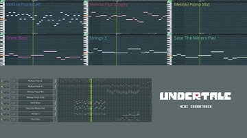 Undertale: Fallen Down Reprise MIDI