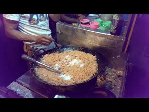 EGG FRIED RICE - STREET FOOD AROUND THE WORLD - HYDERABAD street food. 