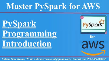 PySpark Programming Introduction, PySpark for AWS, PySpark for Amazon Webservices, aws, amazon webse