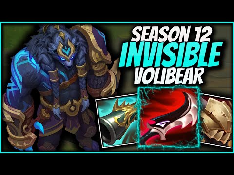 Season 12 Volibear, but he turns INVISIBLE after each KILL!! | LoL S12 Predator Lethality Volibear