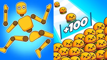 Ragdoll Break VS Food Run / All Max Levels Gameplay Android,ios New Update